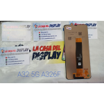 Lcd Display + Touch ORIGINALE Service Pack Per Samsung A32 5g Sm-a326b/fn Nero