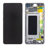 Display+ Lcd+ Touch Screen ORIGINALE Service Pack Per Samsung Galaxy S10 Plus Sm-g975f Grey