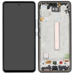 Display Lcd Touch Screen Con Frame ORIGINALE Service Pack Per Samsung A53 5g Sm-a536b Black Nero