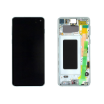 Display+ Lcd+ Touch Screen Per Samsung Galaxy S10 Sm-g973f Green ORIGINALE Service Pack