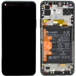 Display Lcd Touch Screen Con Frame ORIGINALE Service Pack Per Huawei P40 Lite 5g 2020 Midnight Black Cdy-nx9a