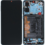 Display Lcd Touch Screen ORIGINALE Service Pack Huawei P30 Aurora Blu Con Batteria Ele-l09 L29 L04