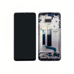 Display Lcd Touch Screen Con Frame ORIGINALE Service Pack Per Xiaomi Mi 10 Lite 5g Grey Tarnish