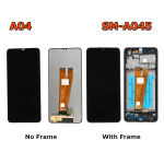 Display Lcd Touch Screen Con Frame ORIGINALE Service Pack Per Samsung A04 2022 A045