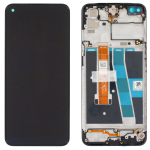 Display Lcd Touch Screen Con Frame ORIGINALE Service Pack Per Oppo A72/a92 Cph2059 Cph2067 Nero