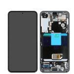 Display Lcd Touch Screen Con Frame ORIGINALE Service Pack Per Samsung Galaxy S22 Graphite Sm-g901b