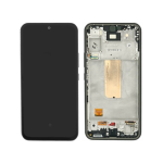Display Lcd Touch Screen Con Frame ORIGINALE Service Pack Per Samsung Galaxy A54 5g 2023 A546b Black Nero